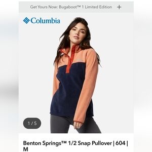 Columbia Two-Tone Fleece Pullover